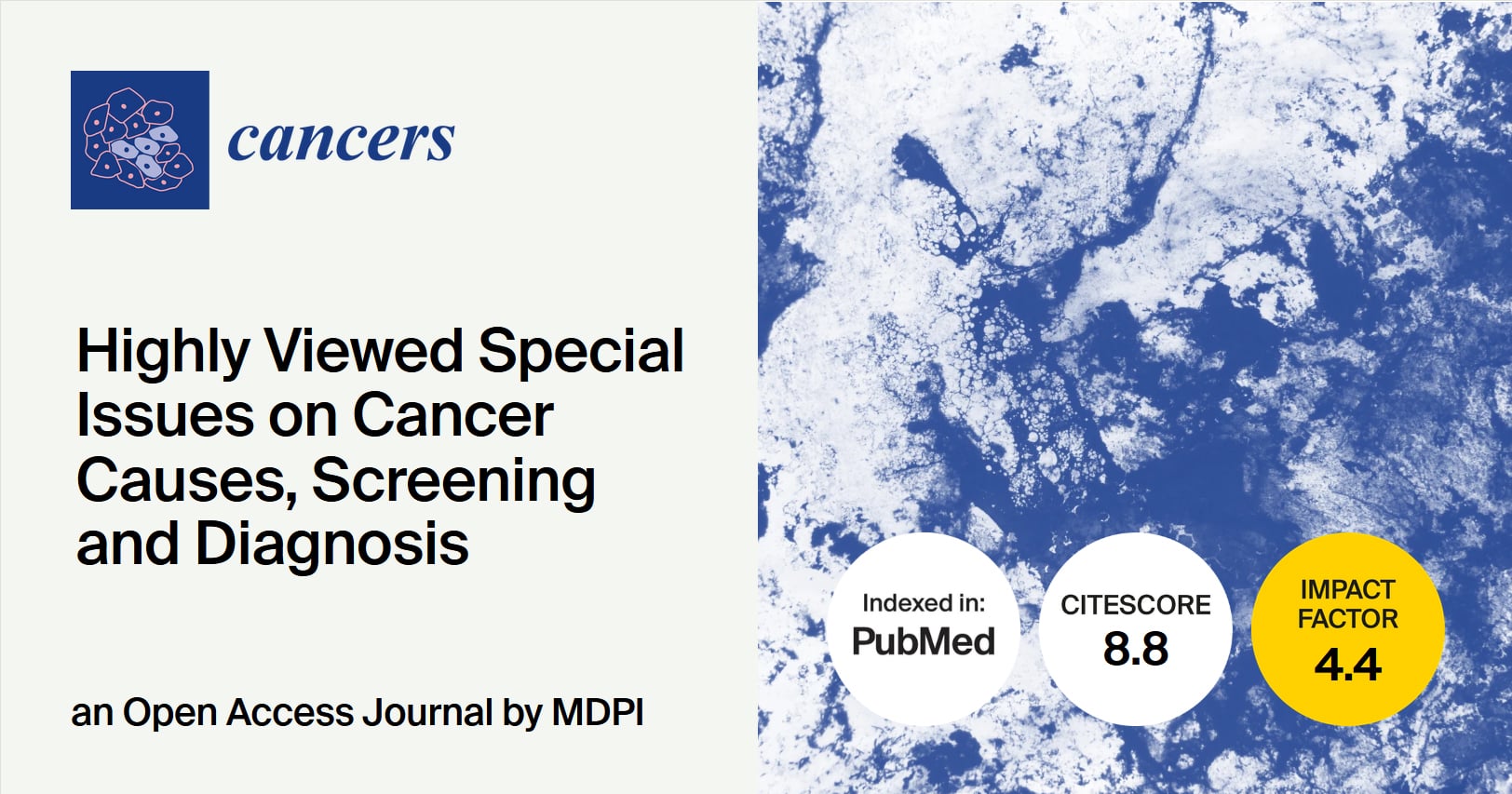 Cancers | Highly Viewed Special Issues on Cancer Causes, Screening and Diagnosis