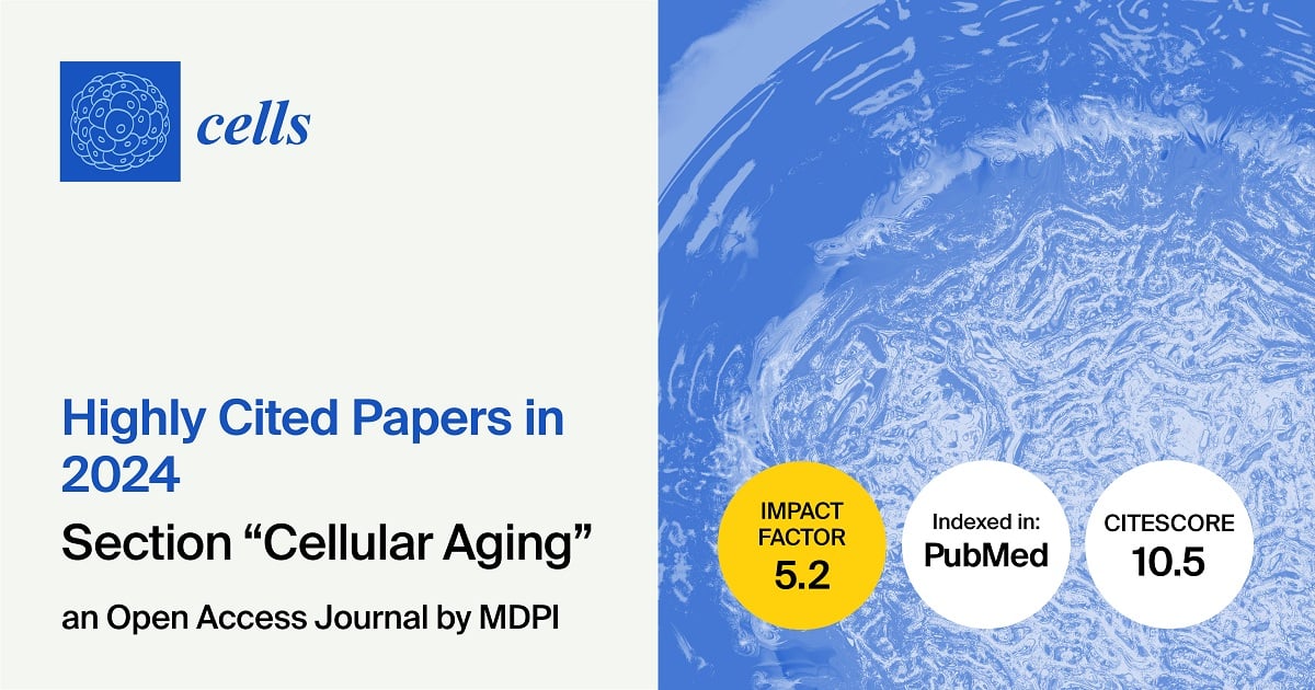 Cells | Highly Cited Papers Published in 2024 in the “Cellular Aging” Section