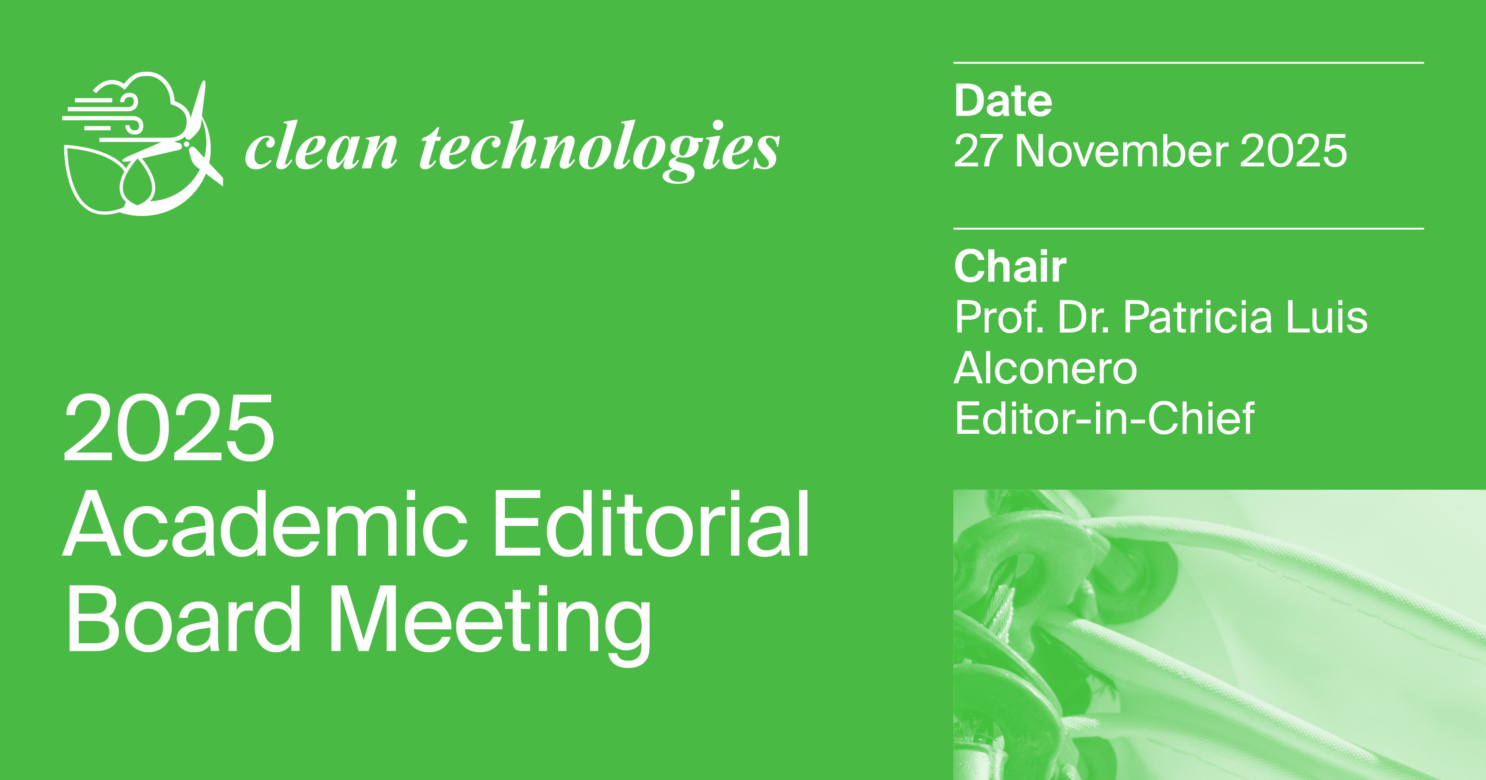 Clean Technologies | The 2nd Editorial Board Meeting Summary