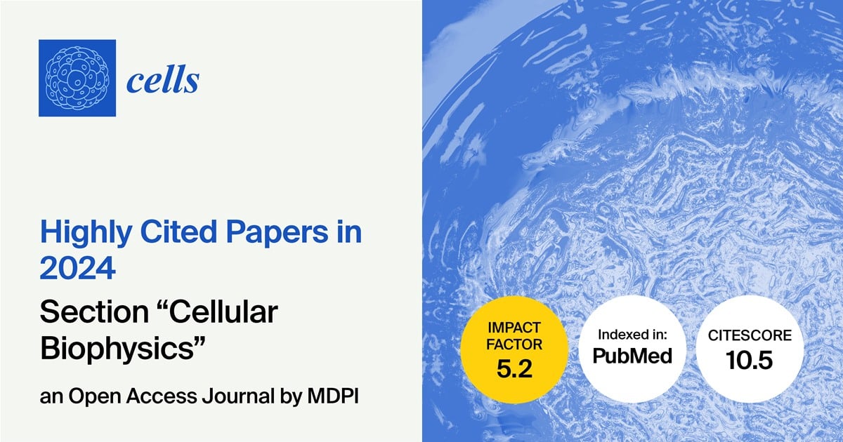 Cells | Highly Cited Papers Published in 2024 in the “Cellular Biophysics” Section