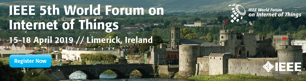 Sponsoring the "Sensors and Sensor Systems" Session at the 2019 IEEE 5th World Forum on Internet of Things (WF-IoT 2019)