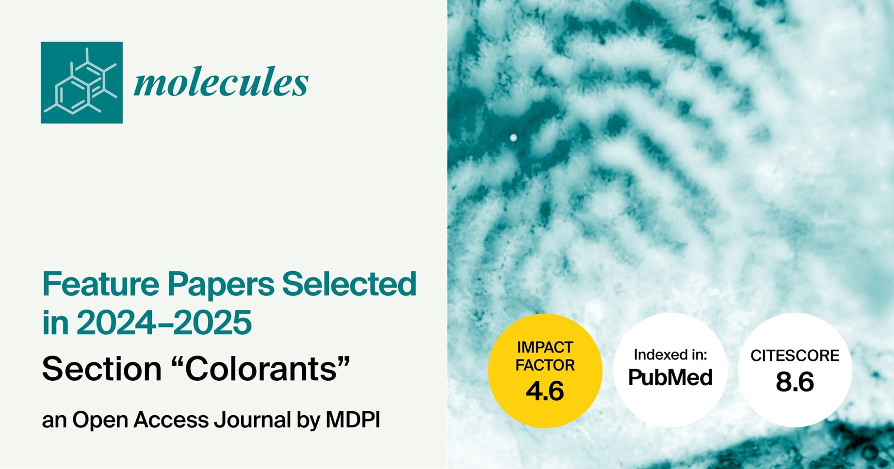 Molecules | Selected Feature Papers in 2024–2025 in the “Colorants” Section