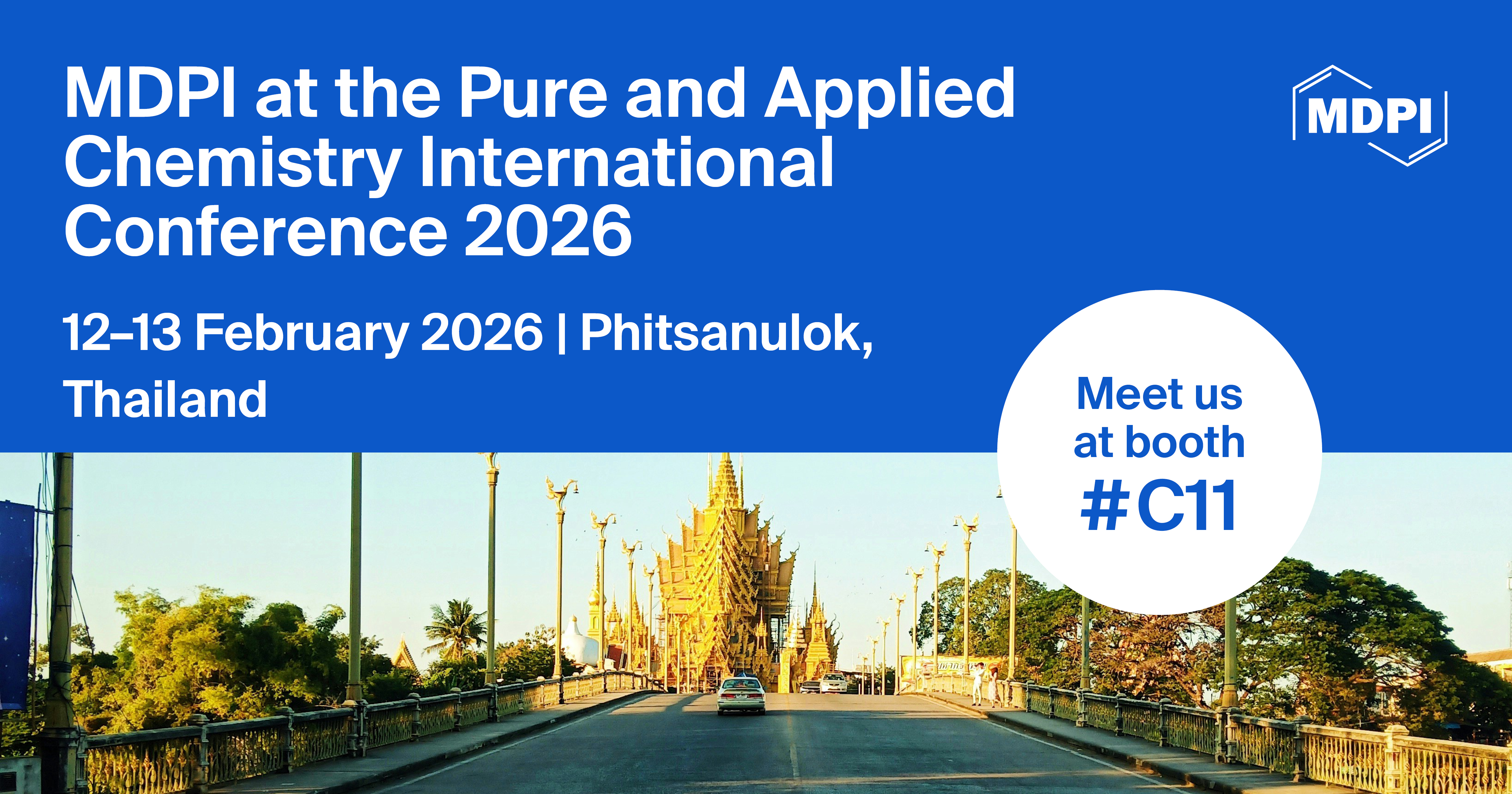 Meet Us at the Pure and Applied Chemistry International Conference 2026, 12–13 February 2026, Phitsanulok, Thailand