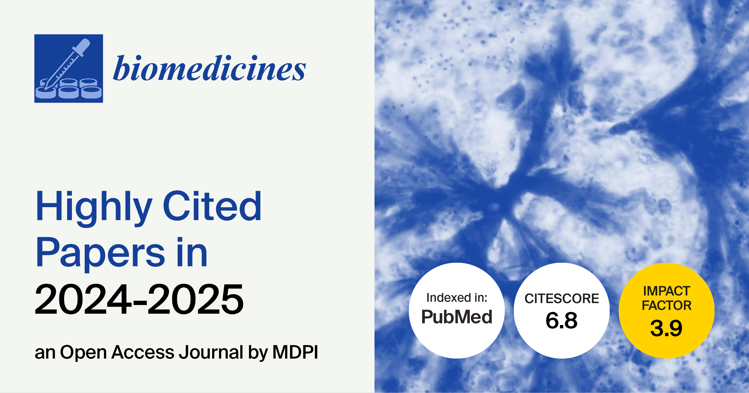 Biomedicines | Invitation to Read 2024–2025 Highly Cited Papers in Web of Science