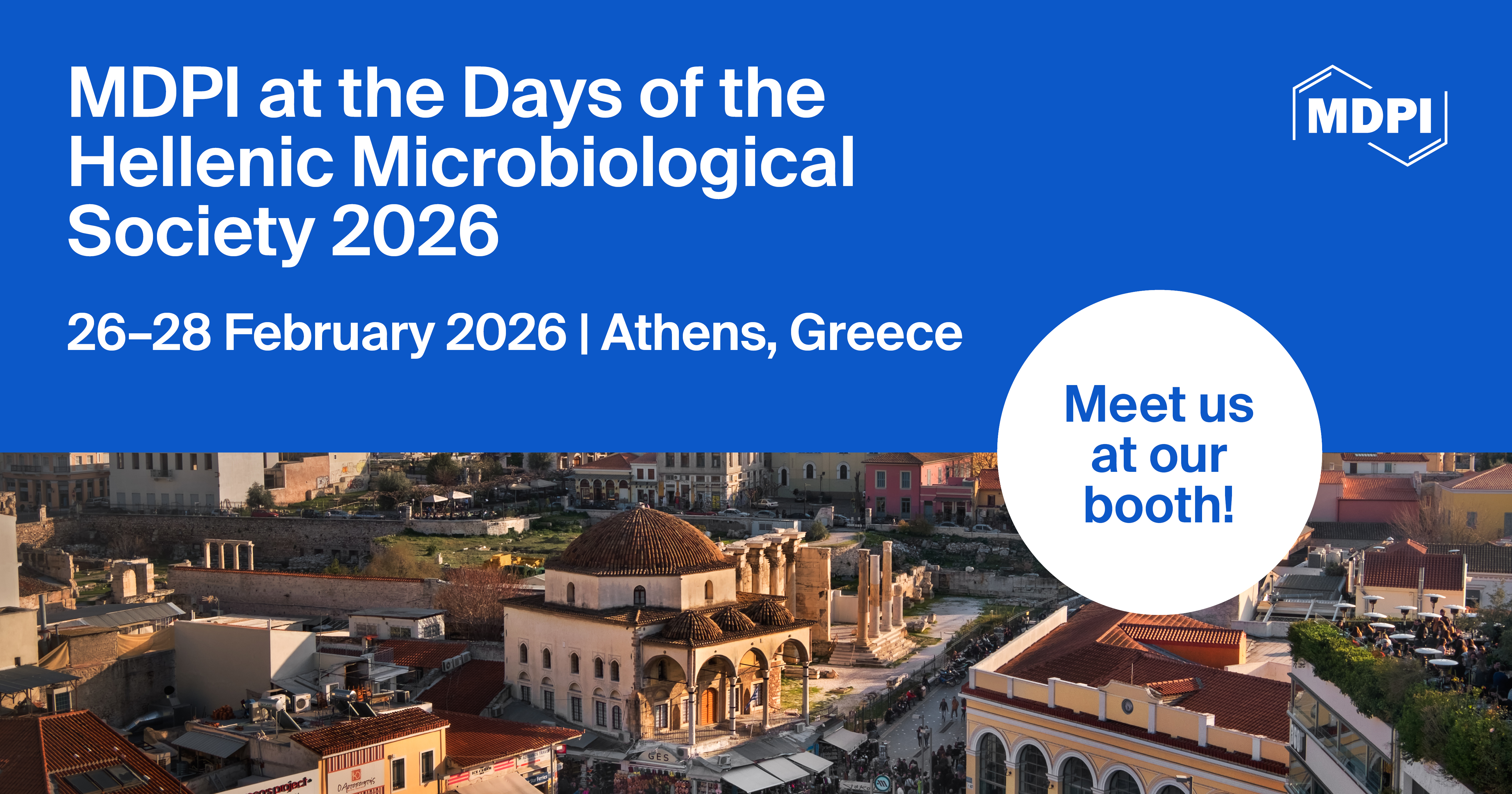 Meet Us at Days of the Hellenic Microbiological Society 2026, 26–28 February 2026, Athens, Greece
