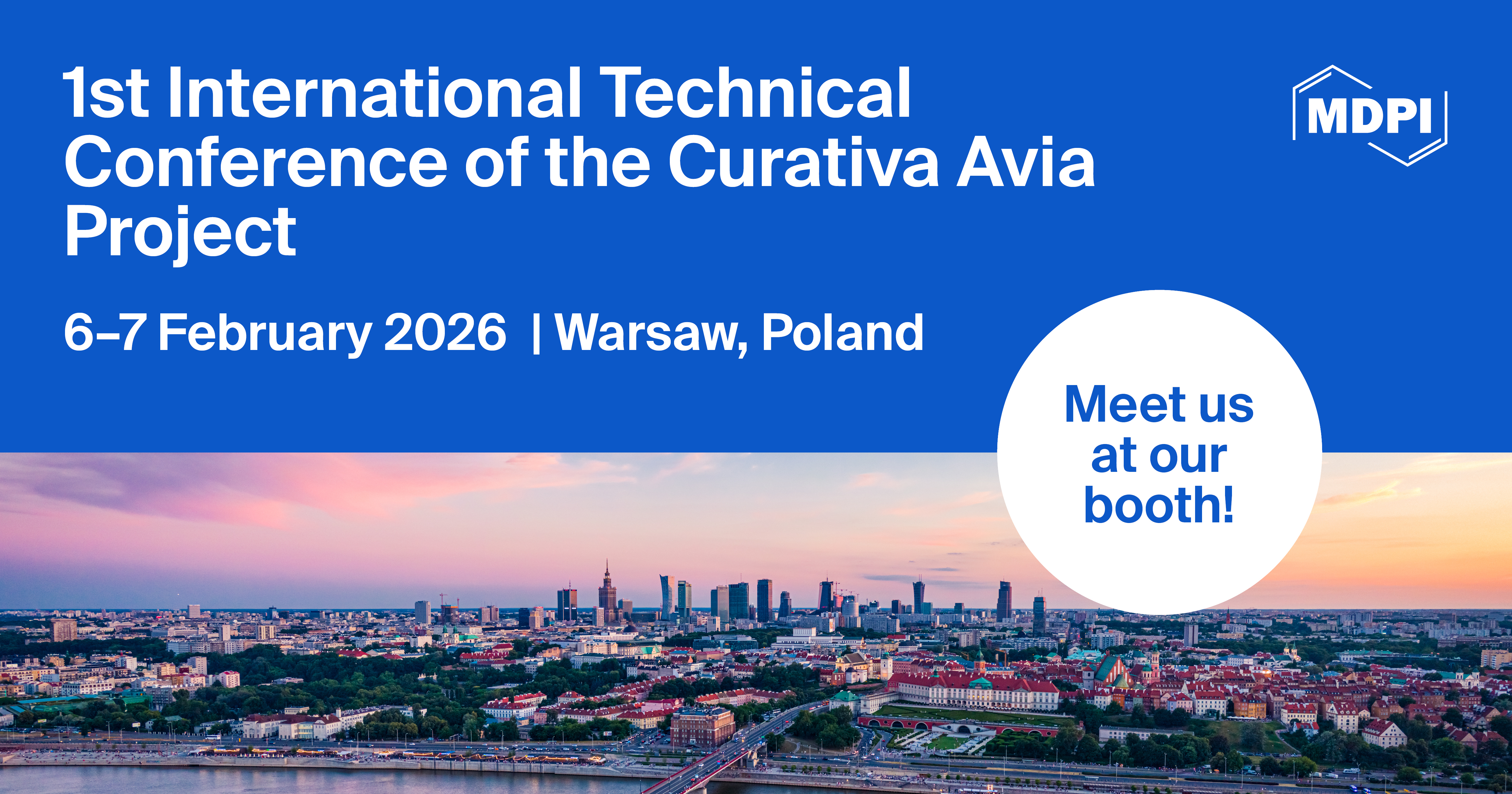 Meet Us at the 1st International Technical Conference of the Curativa Avia Project, 6–7 February 2026, Warsaw, Poland
