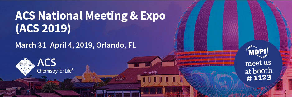 ONGOING 31 March–4 April 2019 │ ACS National Meeting & Exposition in Orlando, FL
