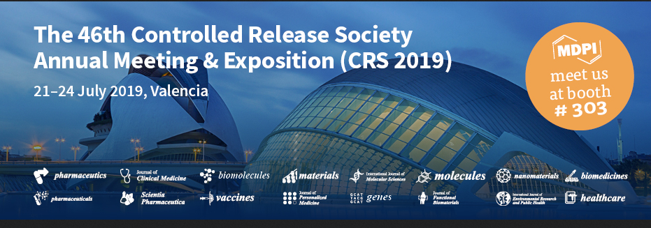 Meet Us at the 46th Controlled Release Society Annual Meeting & Exposition