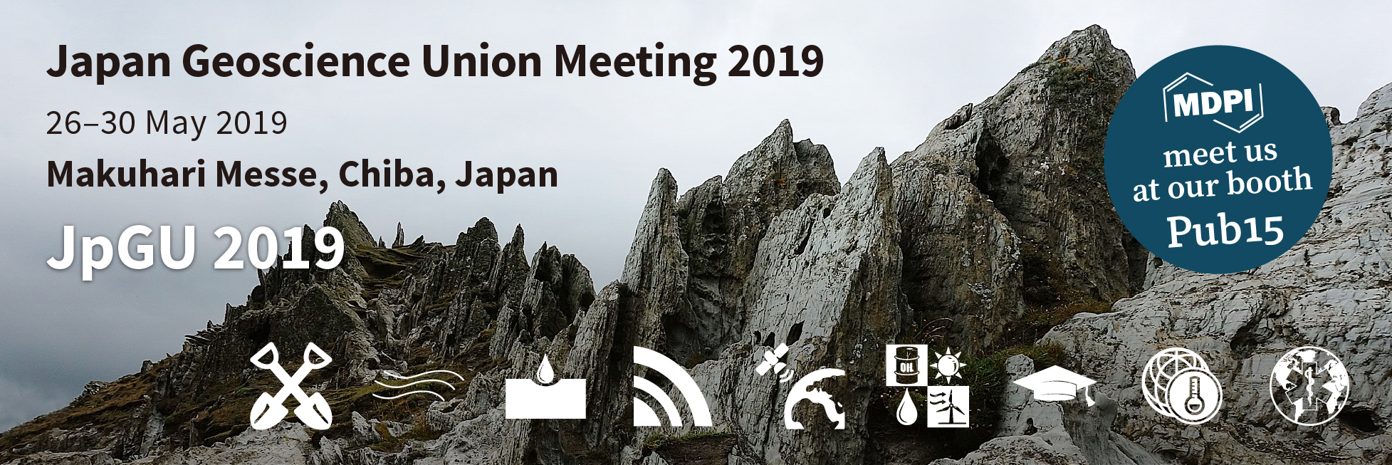 Meet Us at JpGU 2019 in Chiba, Japan, 26–30 May 2019