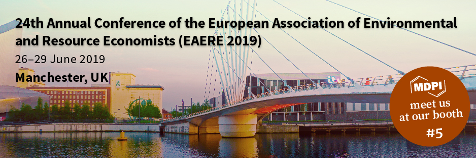 Meet Us at the 24th Annual Conference of the European Association of Environmental and Resource Economists (EAERE 2019) in Manchester, UK, 26–29 June 2019
