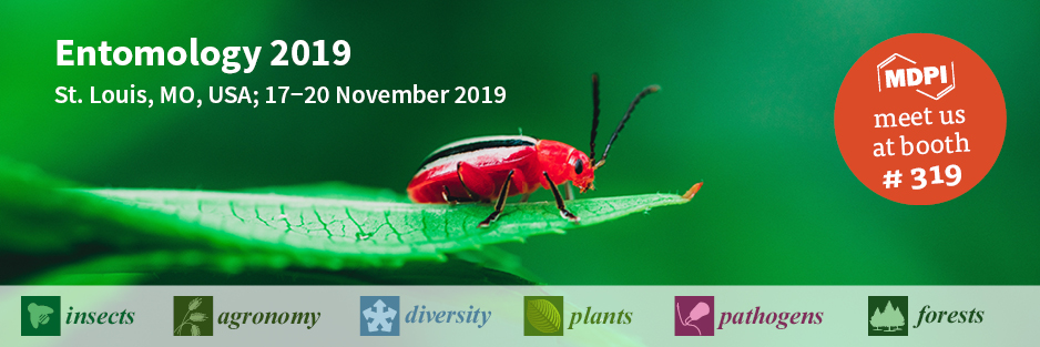 Attending Entomology 2019 in St. Louis, MO, USA, 17–20 November