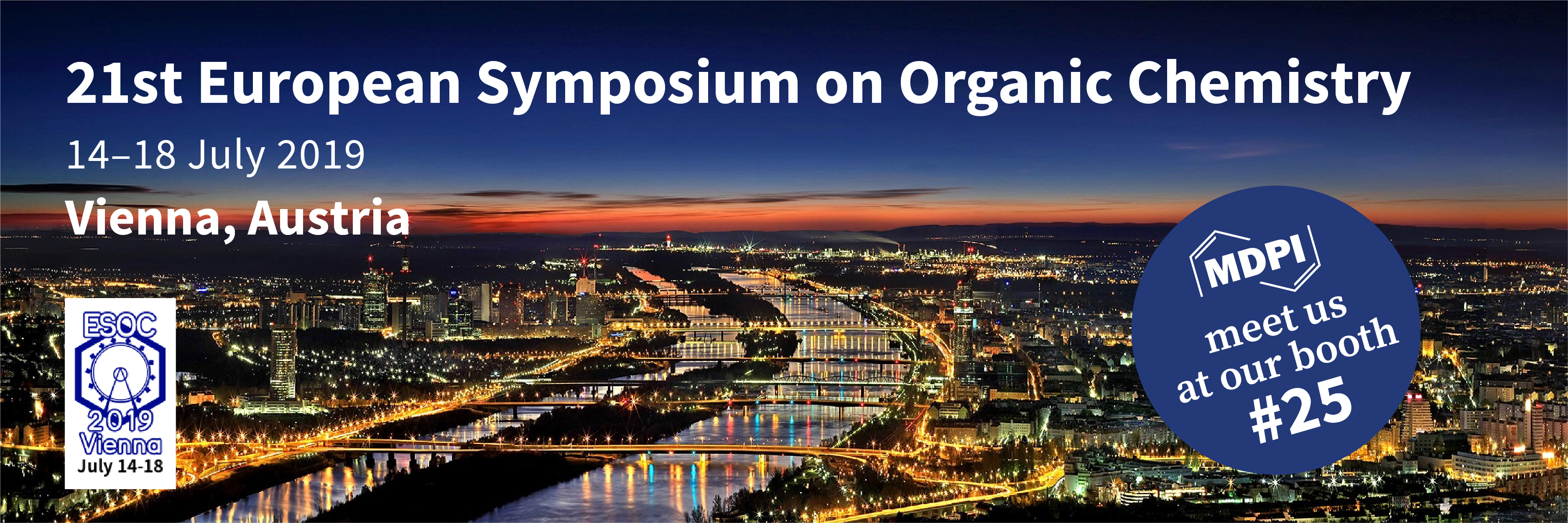 Meet Us at the 21st European Symposium on Organic Chemistry in Vienna, Austria, 14–18 July 2019