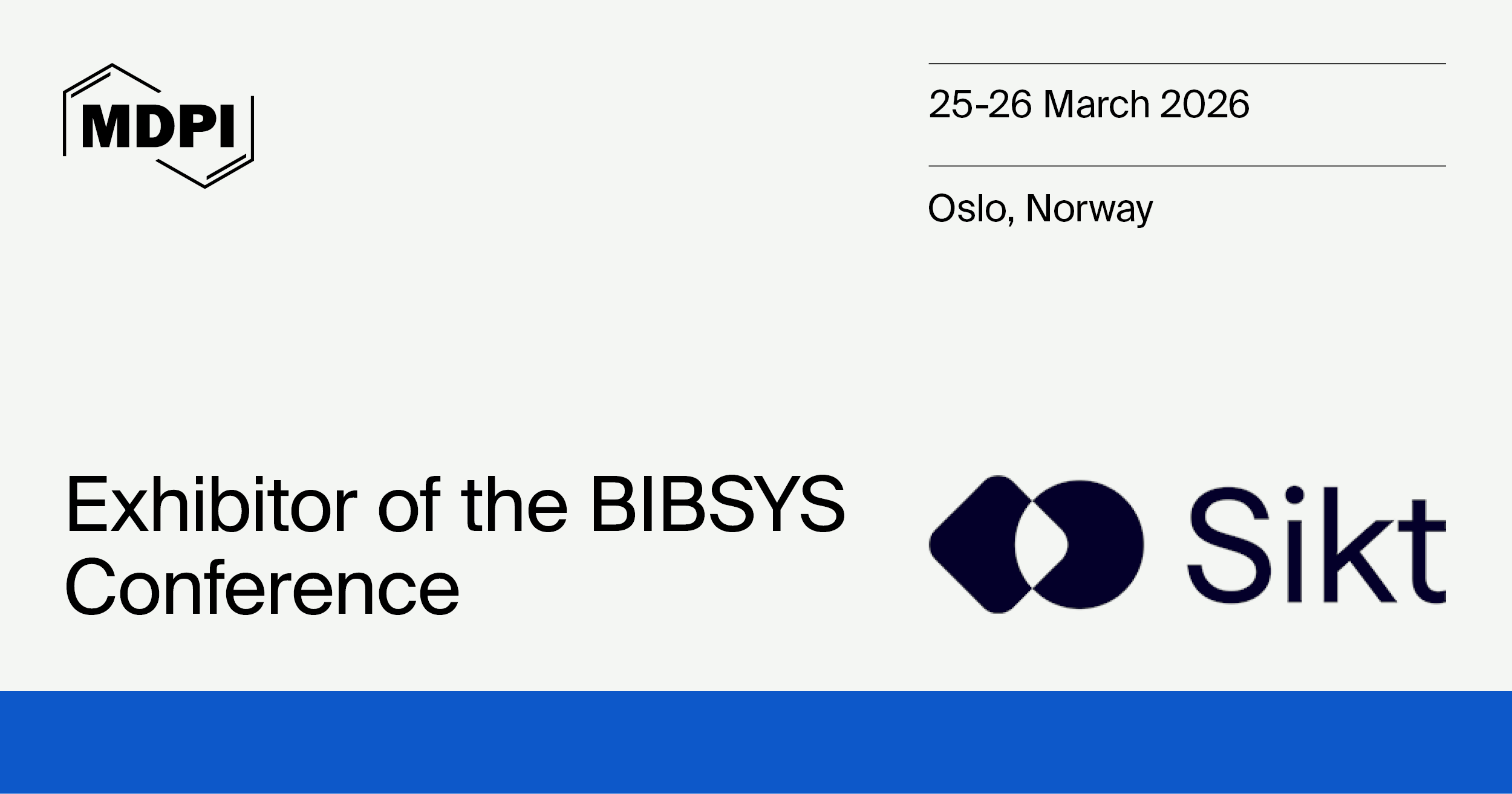 MDPI Joins BIBSYS-konferansen 2026 as an Exhibitor