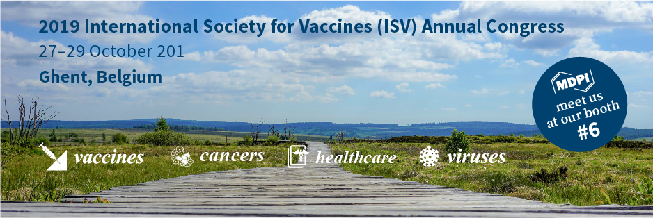 Meet Us at the 2019 ISV Annual Congress in Ghent, Belgium, 27–29 October 2019