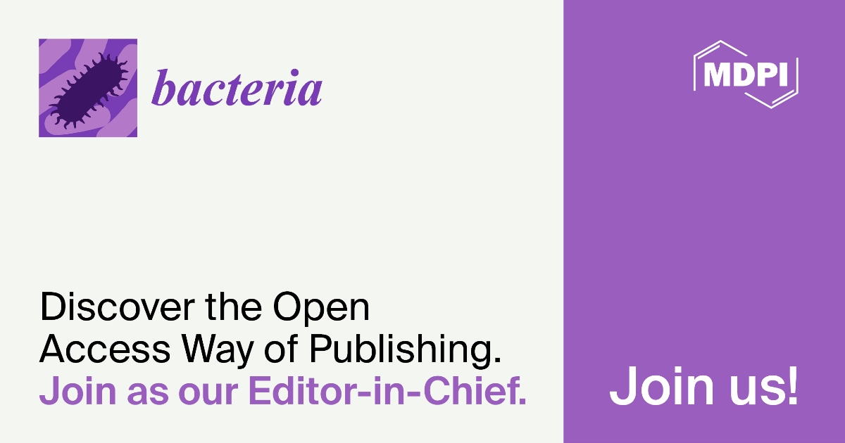 Recruiting Editor-in-Chief for Bacteria