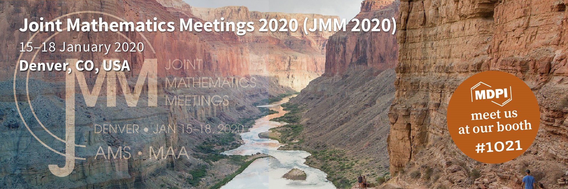 Meet us at the Joint Mathematics Meetings 2020 (JMM 2020), in Denver, CO, USA
