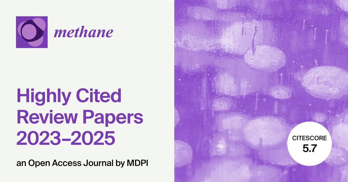 Methane | Highly Cited Review Papers Published in 2023–2025