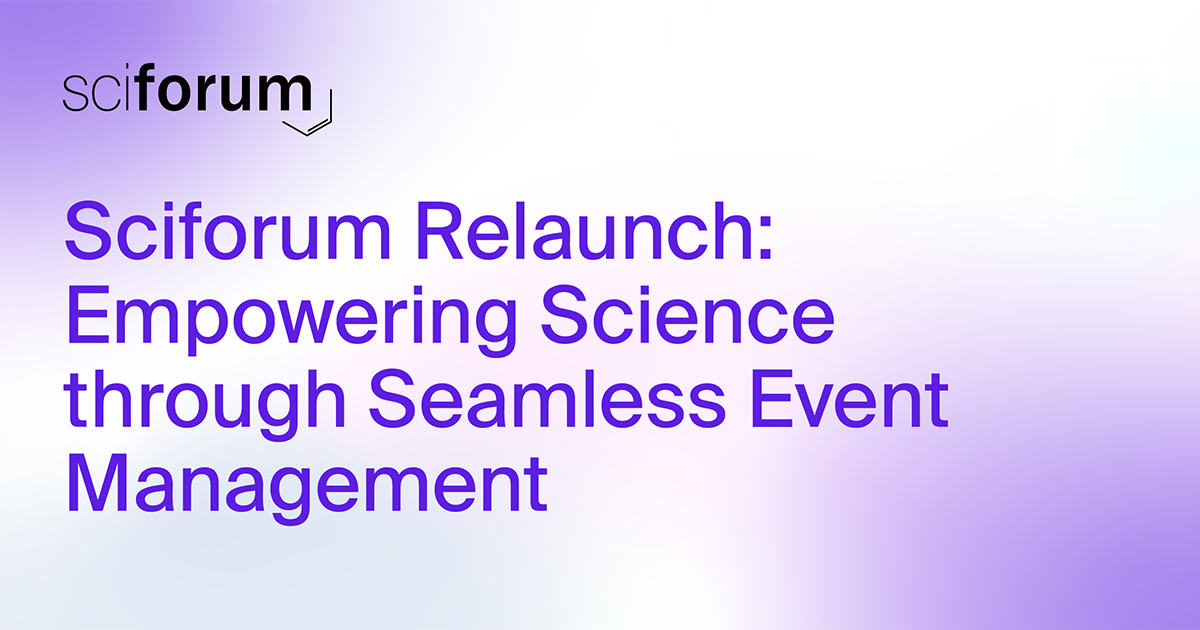 Sciforum Relaunch: Empowering Science through Seamless Event Management