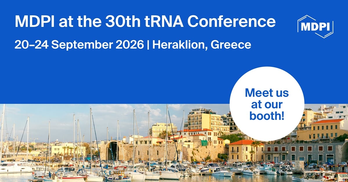 Meet Us at the 30th tRNA Conference, 20–24 September 2026, Heraklion, Greece