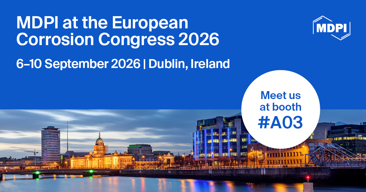 Meet Us at the European Corrosion Congress 2026 (EUROCORR 2026), 6–10 September 2026, Dublin, Ireland