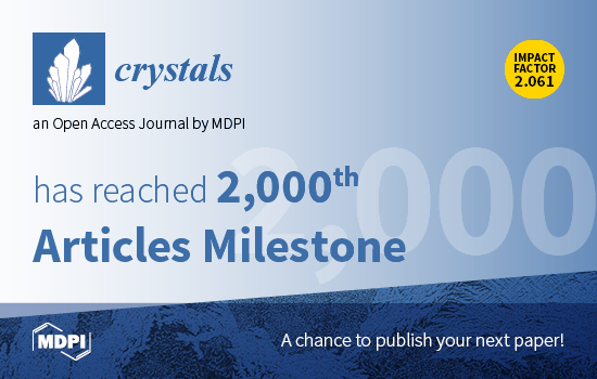 Crystals Reaches 2000 Articles Milestone