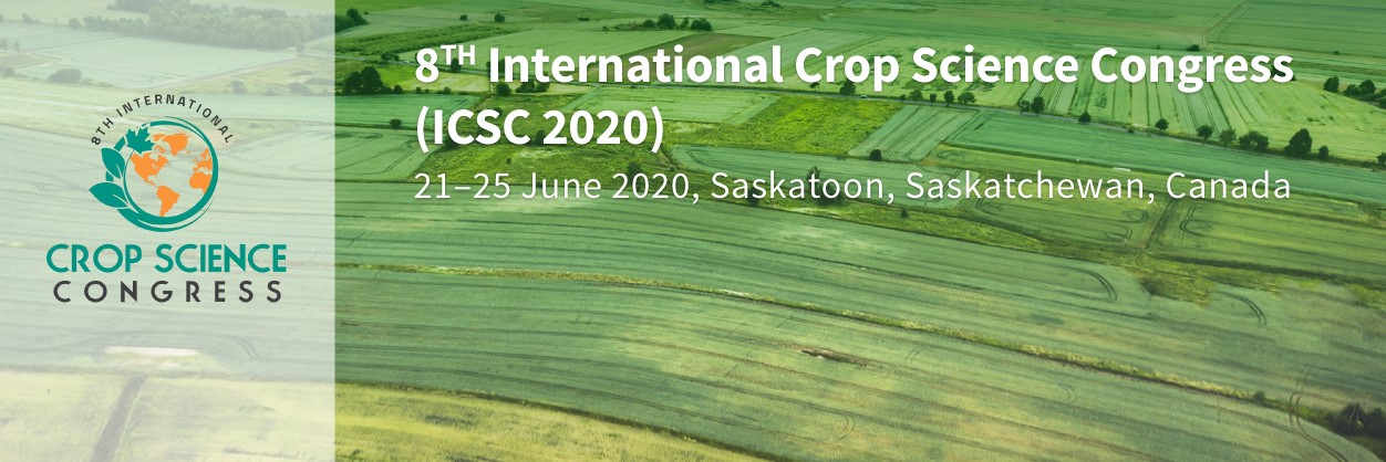 <strong>Meet us at the 8<sup>th</sup> International Crop Science Congress, Saskatoon, Saskatchewan, Canada, 21&ndash;25 June 2020</strong>
