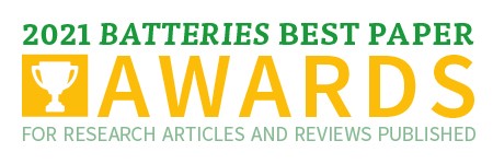 2021 Batteries Best Paper Award—Now Open