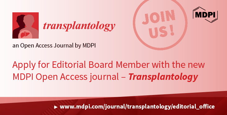 Recruiting Editors for Transplantology