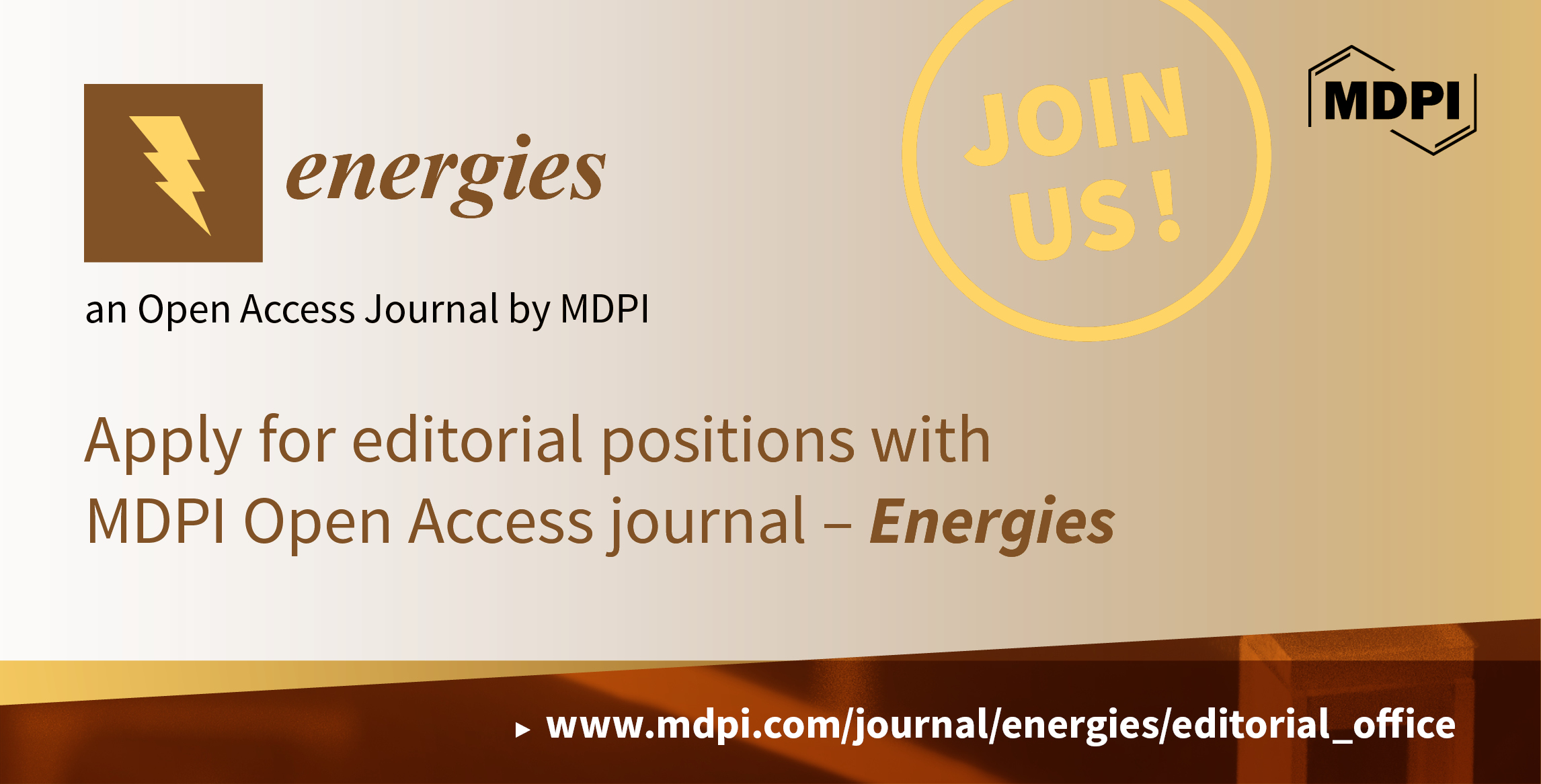 Recruiting Editors for Energies