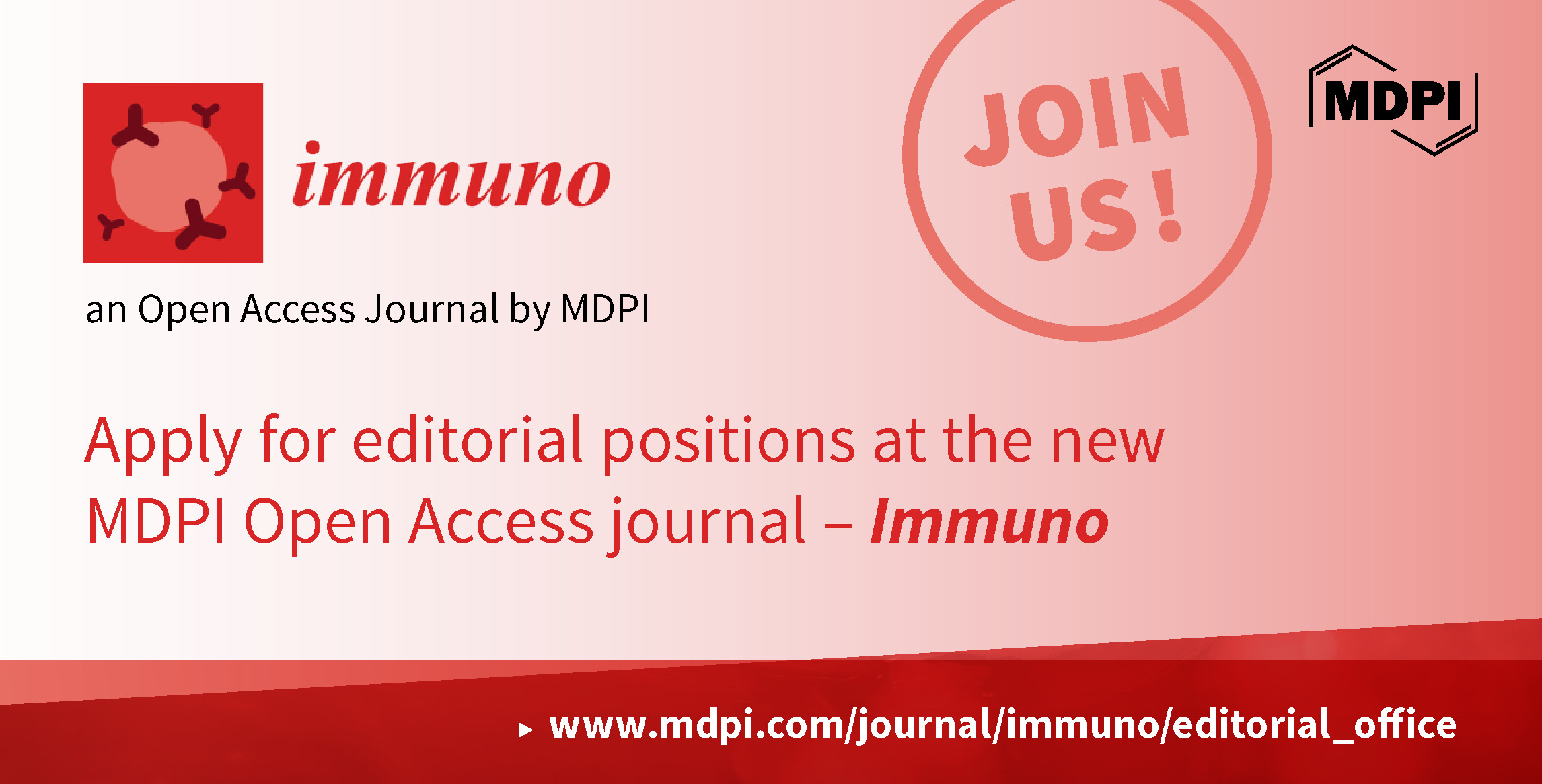Recruiting Editorial Board members for Immuno