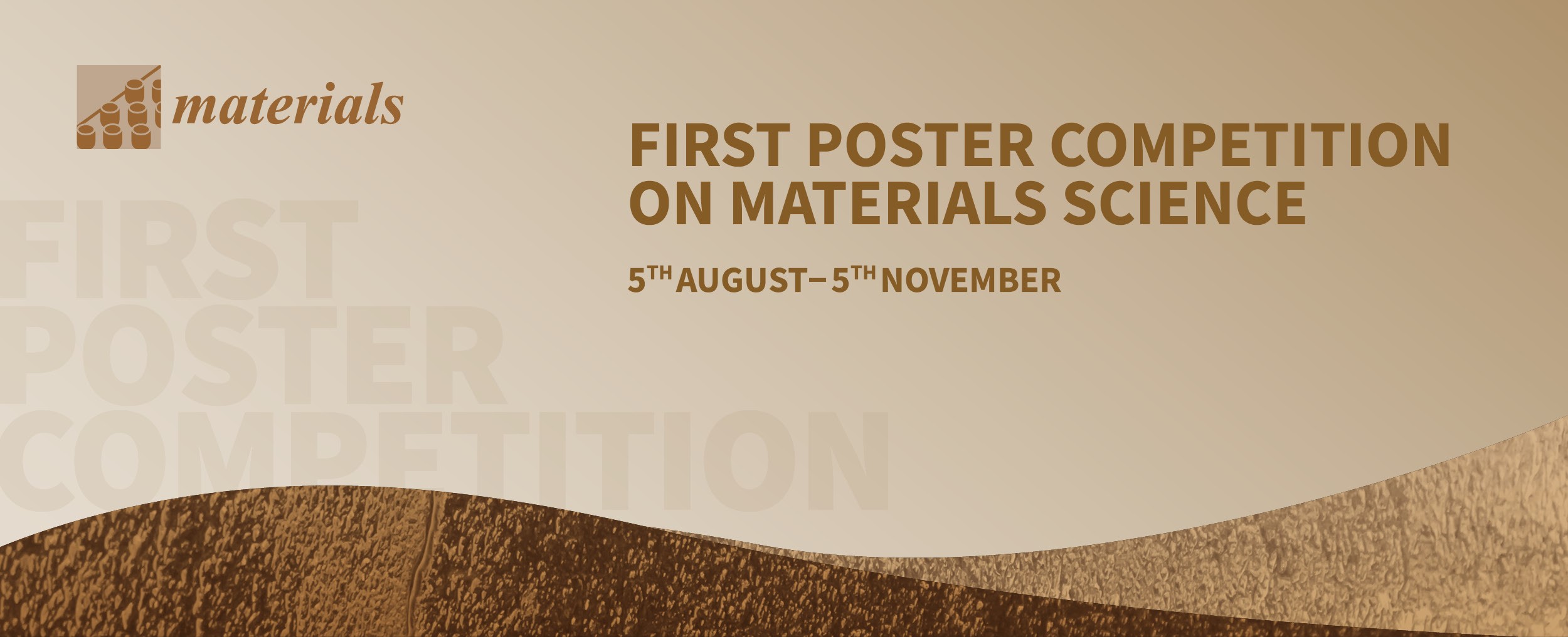 First Poster Competition on Material Science Postponed to 5 November 2020