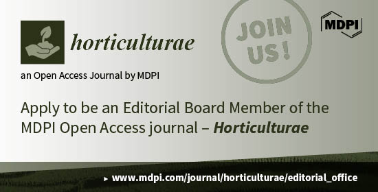 Horticulturae (ISSN 2311-7524) (Tracked for IF) is currently recruiting Editorial Board Members.