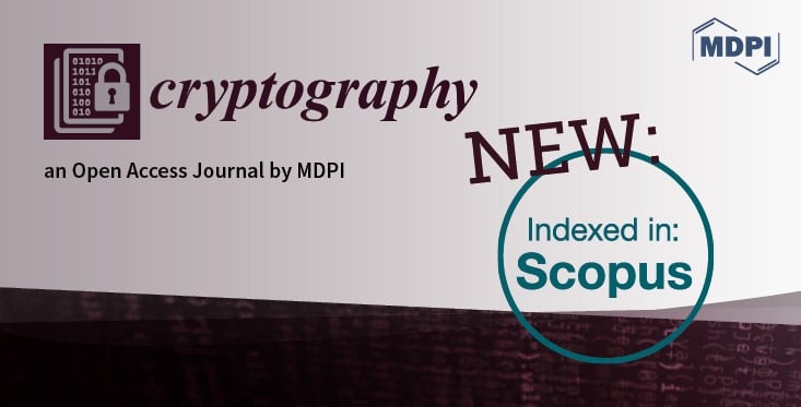 Cryptography Is Now Indexed in Scopus