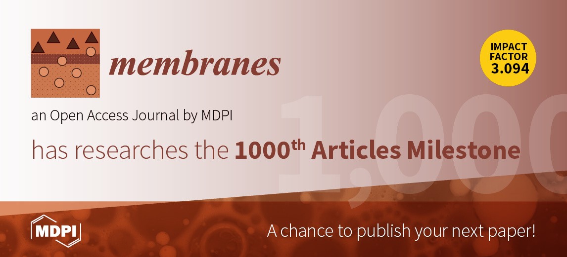 Membranes Reaches 1000 Articles Milestone