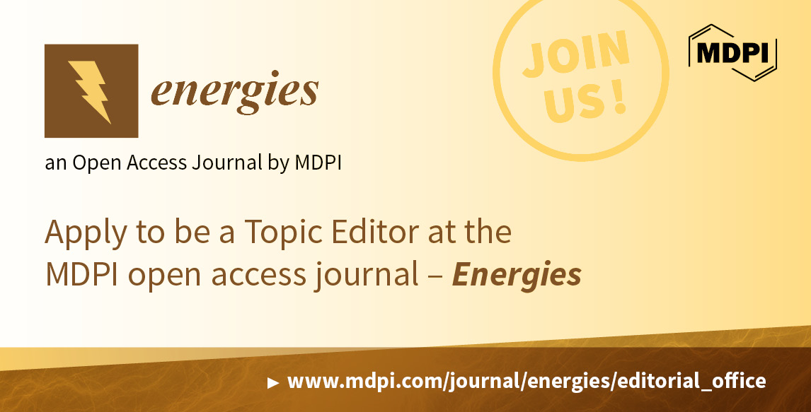 Recruiting Topic Editors for Energies