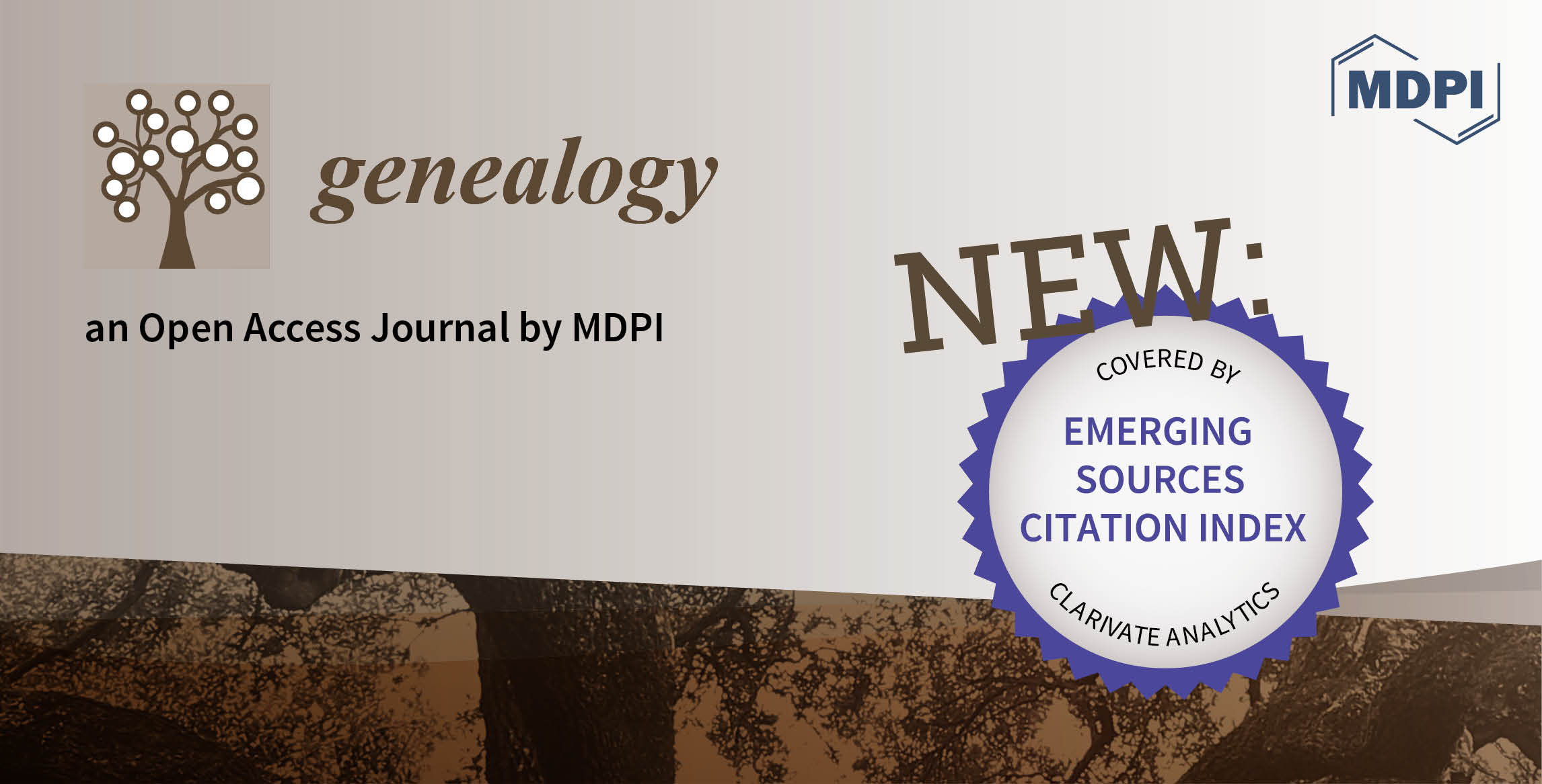 Genealogy Added to the Emerging Sources Citation Index in the Web of Science