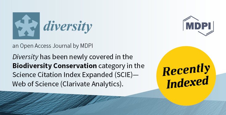 Diversity Has Been Newly Covered in the “Biodiversity Conservation” Category in the Science Citation Index Expanded— Web of Science