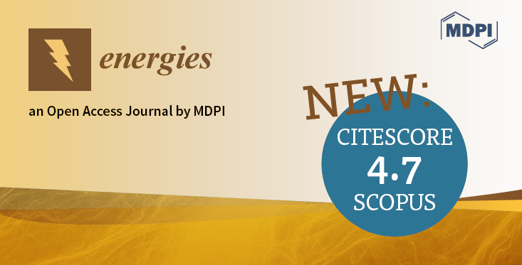 Energies Receives Updated CiteScore of 4.7