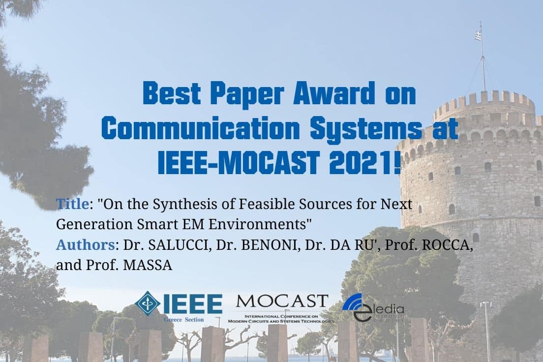 Telecom | MOCAST 2021 Best Paper Award—Winner Announced