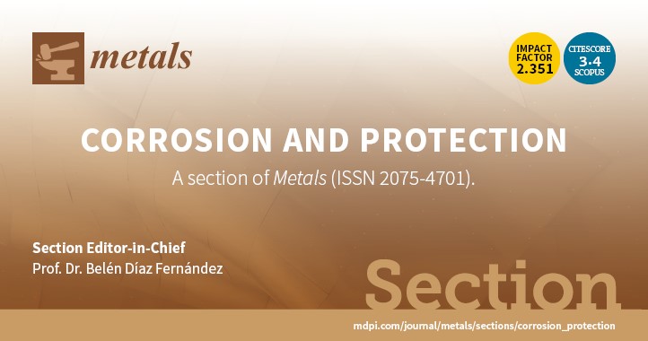 Recruiting Editorial Board Members for the Section “Corrosion and Protection” of Metals