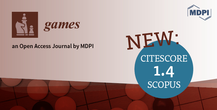 Games Receives Updated CiteScore of 1.4