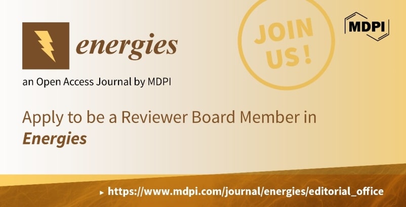Recruiting Reviewer Board Members for Energies