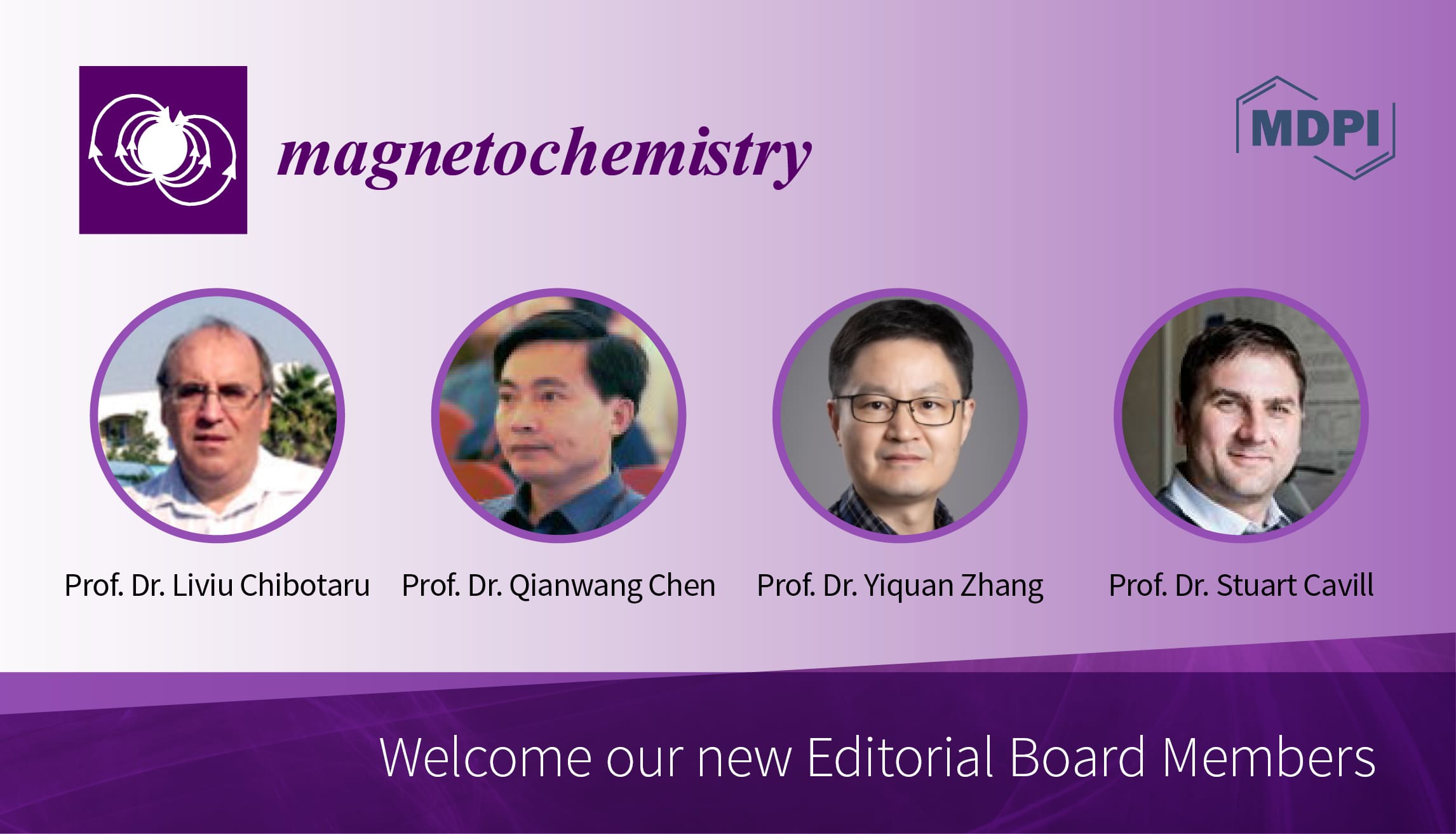 Welcoming New Editorial Board Members of Magnetochemistry