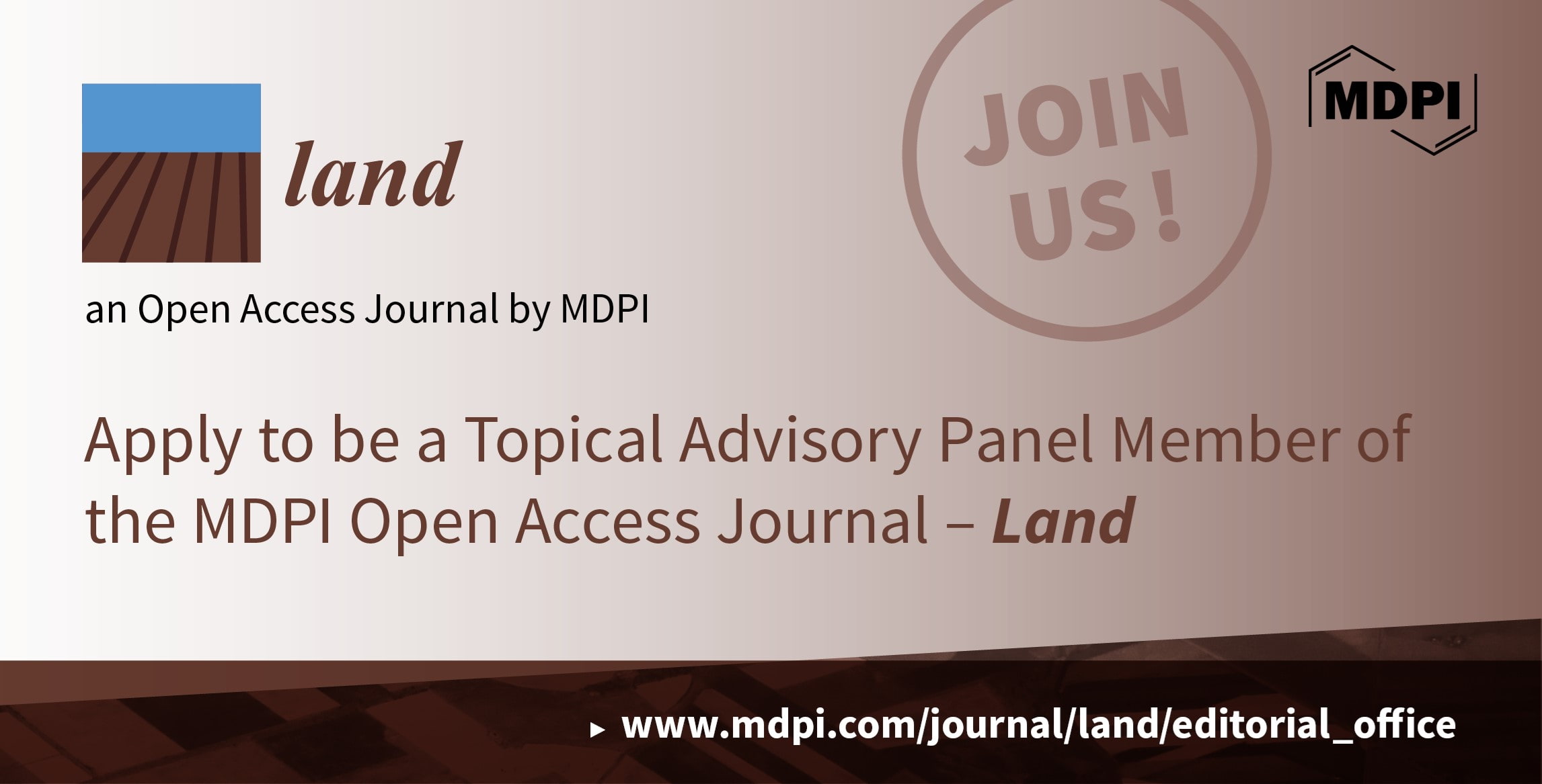 Recruiting Topical Advisory Panel Members for Land