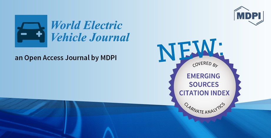<em>World Electric Vehicle Journal</em> Accepted into the Emerging Sources Citation Index in the Web of Science
