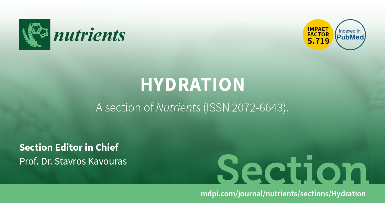 Nutrients | New Section “Hydration” Established