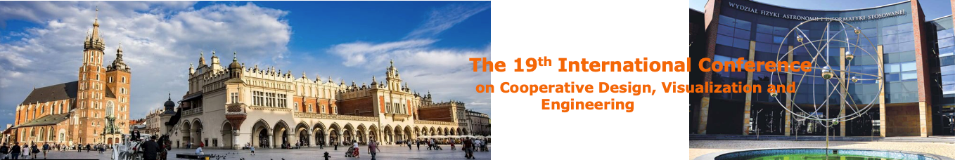 Meet Us at the 19th International Conference on Cooperative Design, Visualization and Engineering (CDVE), 25–28 September 2022, Krakow, Poland