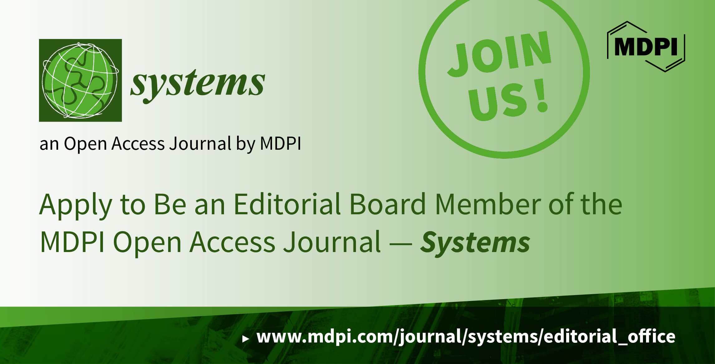 Recruiting Editorial Board Members for Systems