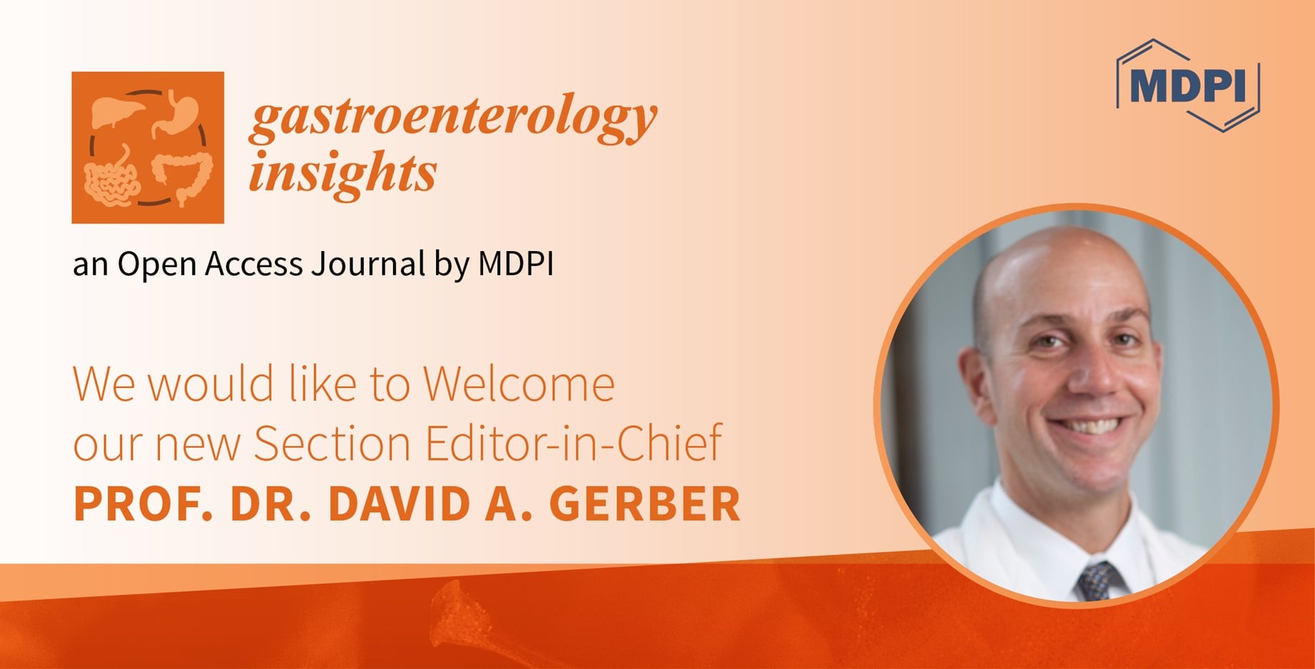 Prof. Dr. David A. Gerber Appointed Section Editor-in-Chief of Section "Liver" in Gastroenterology Insights