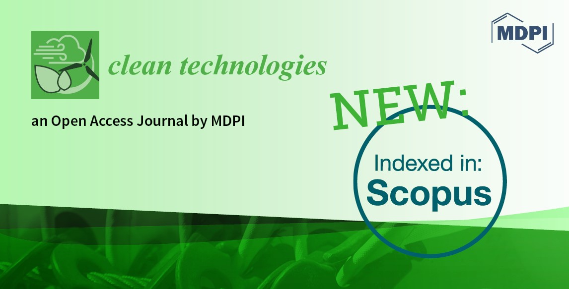 Clean Technologies Accepted for Coverage in Scopus